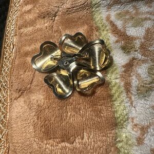 Fashion Jewelry Gold Flower Petal Brooch